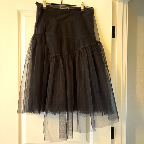 SHUSHU Tong Skirt UK 12 US 8 Tulle wrap Tutu midi mini combo NWT Bla… - Picture 2 of 6